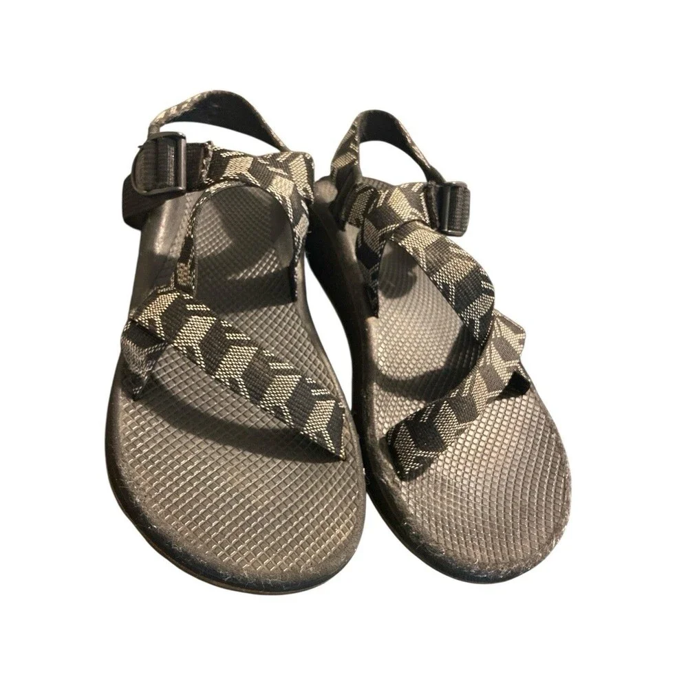 Chaco Z Cloud Adjustable Strap Sandal Gray/Black Men’s Size‎ 12 Hiking Walking